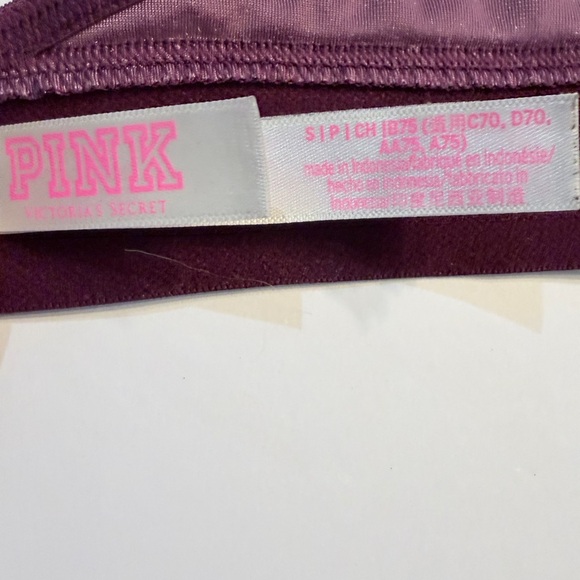 PINK Victoria's Secret Velvet Plum Bralette - Picture 7 of 7